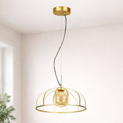 Calista LED Pendant Light 30W 3000K Gold & Champagne