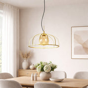 Calista LED Pendant Light 30W 3000K Gold & Champagne