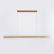 Apex LED Linear Pendant Light 38W 3CCT Brass