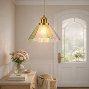 Sylvia Pendant Light Brass & Multicolour