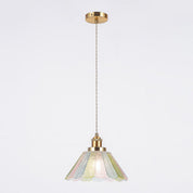 Sylvia Pendant Light Brass & Multicolour