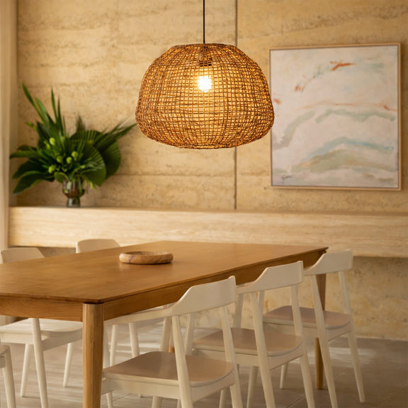 Nerina Large Pendant Light Brown