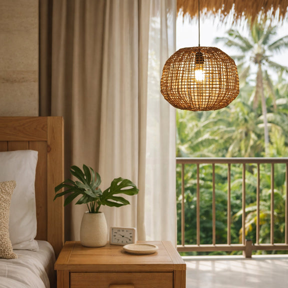 Nerina Small Pendant Light Brown