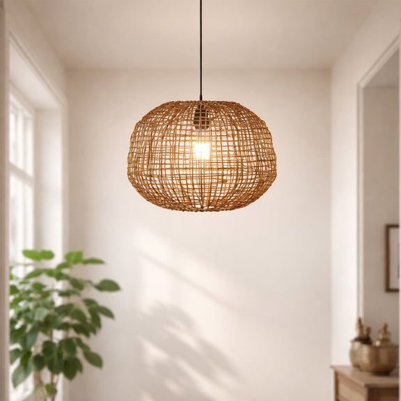 Nerina Small Pendant Light Brown