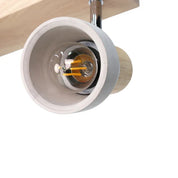 Rosalyn 2 Light Spotlight Gray & Timber
