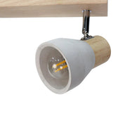 Rosalyn 2 Light Spotlight Gray & Timber