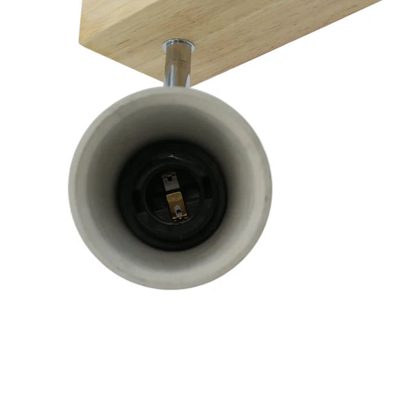 Rosalyn 4 Light Spotlight Gray & Timber