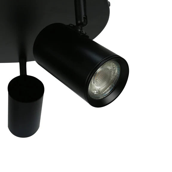 Brianna 3 Light Round Spot Light Matt Black