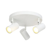 Brianna 3 Light Round Spot Light Matt White