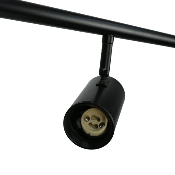 Colleen 5 Light Adjustable Spot Light Pendant Matt Black