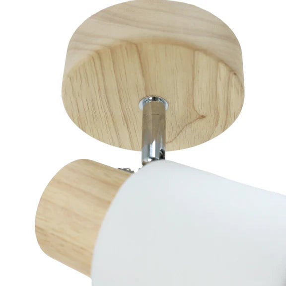 Daphne Spot Light White & Light Timber