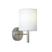 Blanche 1 Light  Wall Light Satin Chrome