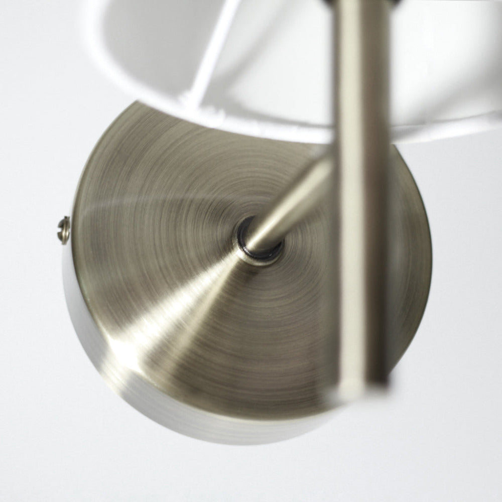 Blanche 1 Light  Wall Light Satin Chrome