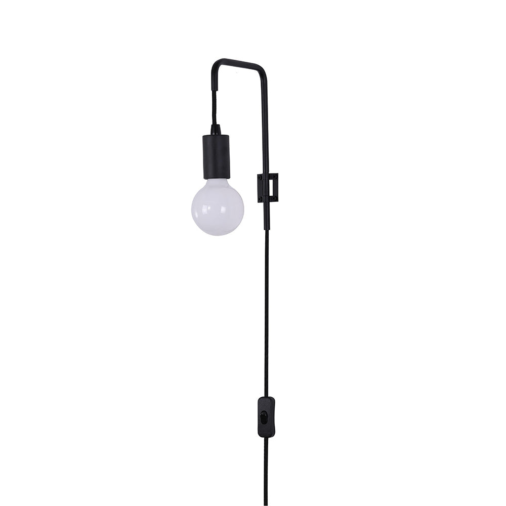 Lorin Wall Sconce Black Iron