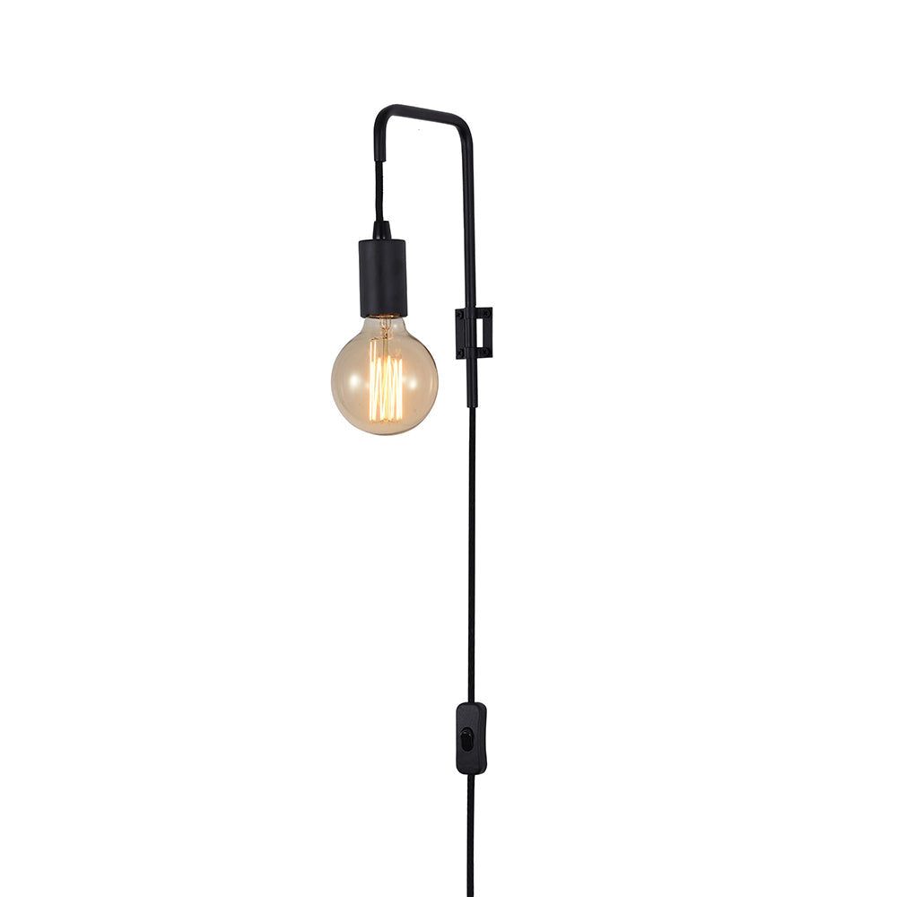 Lorin Wall Sconce Black Iron