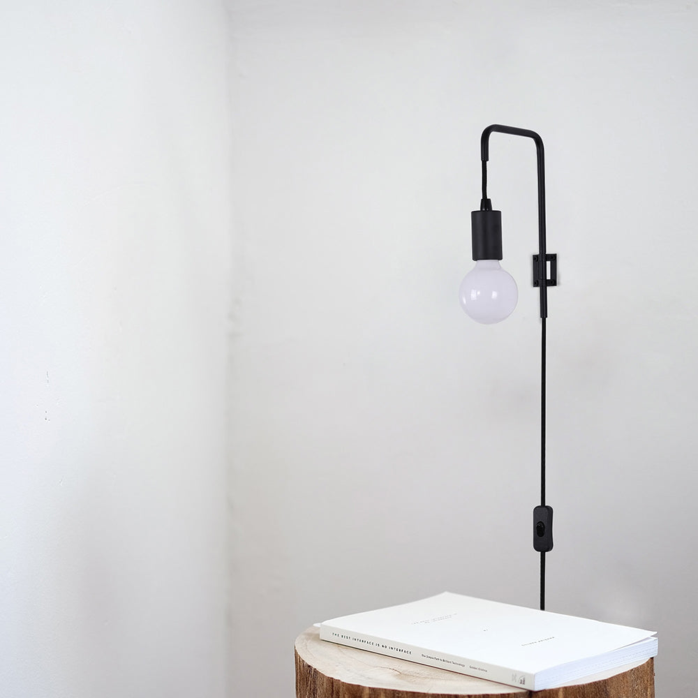Lorin Wall Sconce Black Iron