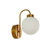 Rhea Rechargeable LED Wall Light 2W 3CCT Brass & Opal