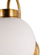 Rhea Rechargeable LED Wall Light 2W 3CCT Brass & Opal