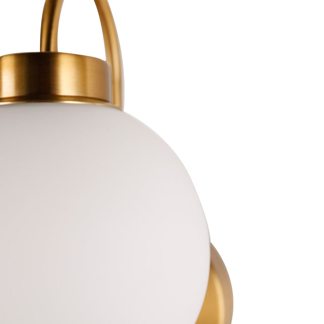 Rhea Rechargeable LED Wall Light 2W 3CCT Brass & Opal