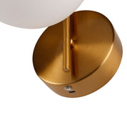 Rhea Rechargeable LED Wall Light 2W 3CCT Brass & Opal