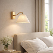 Rosalind Rechargeable LED Wall Light 2W 3CCT Brass & Linen