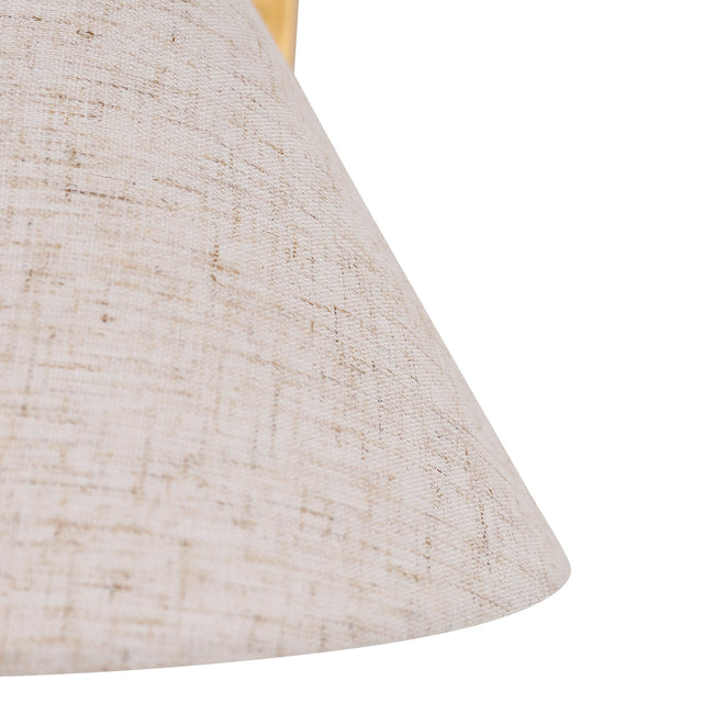 Rosalind Rechargeable LED Wall Light 2W 3CCT Brass & Linen