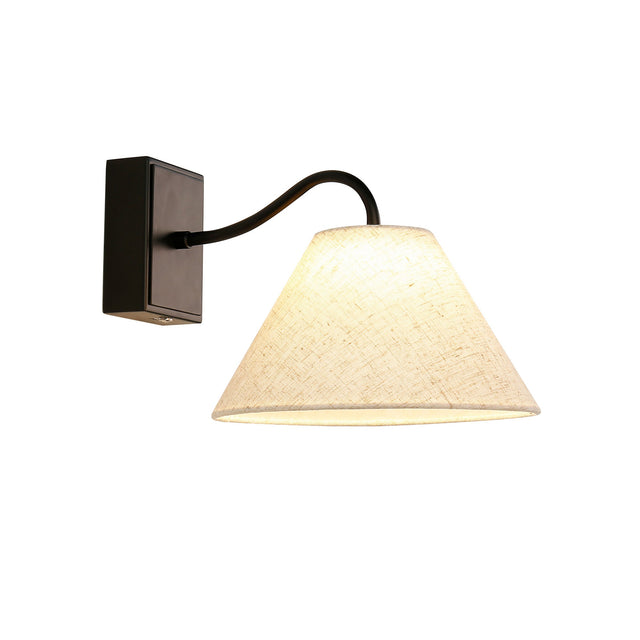 Rosalind Rechargeable LED Wall Light 2W 3CCT Matte Black & Linen