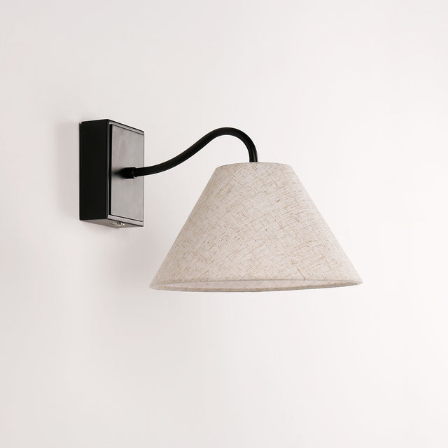 Rosalind Rechargeable LED Wall Light 2W 3CCT Matte Black & Linen