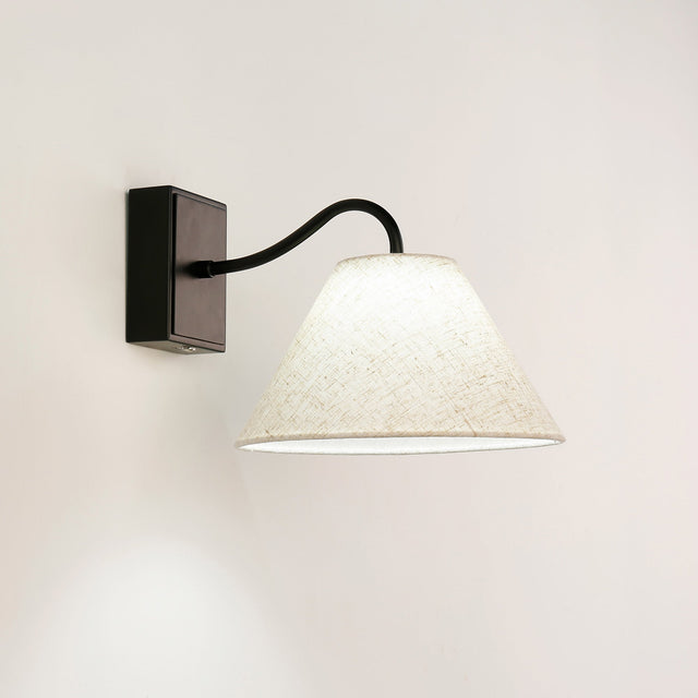 Rosalind Rechargeable LED Wall Light 2W 3CCT Matte Black & Linen