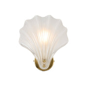 Aurora Wall Light Brass & Frosted
