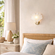 Aurora Wall Light Brass & Frosted