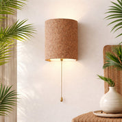 Zella Pull Cord Wall Light White
