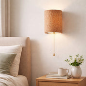 Zella Pull Cord Wall Light White