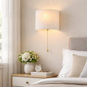 Reese Pull Cord Wall Light White