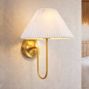 Ariana Wall Lamp Brass & White