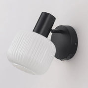 Freja Reading Wall Lamp With Charging Ports Matte Black & White