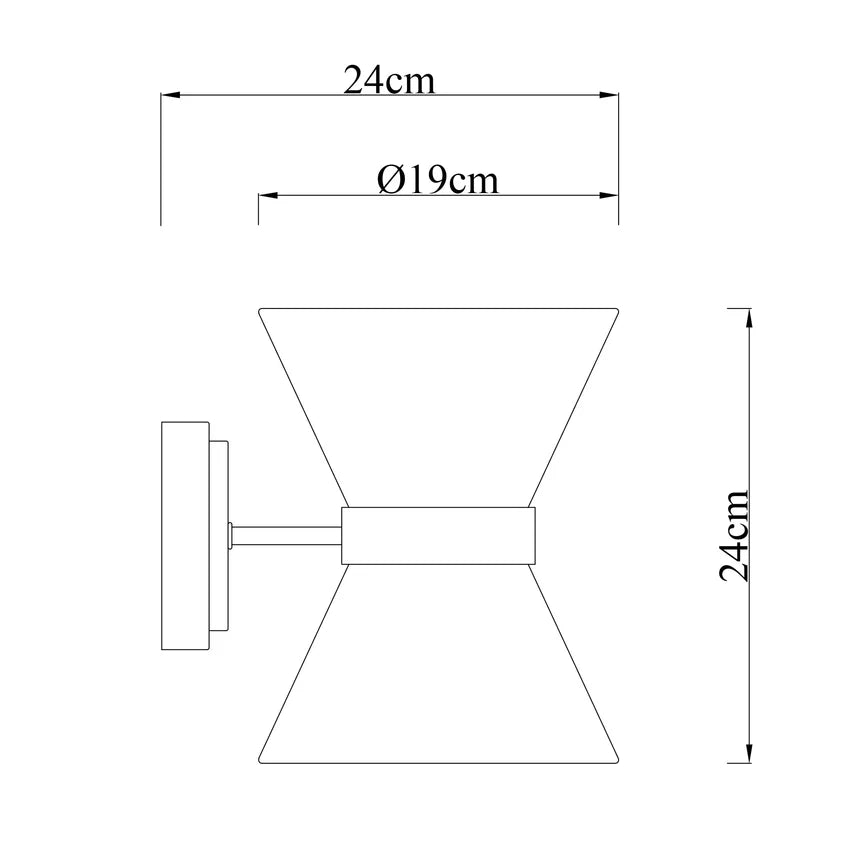 Viviana Wall Lamp Brushed Bronze & Linen