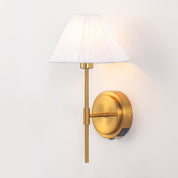 Sigrid Reading Wall Lamp With Charging Ports Brass & White