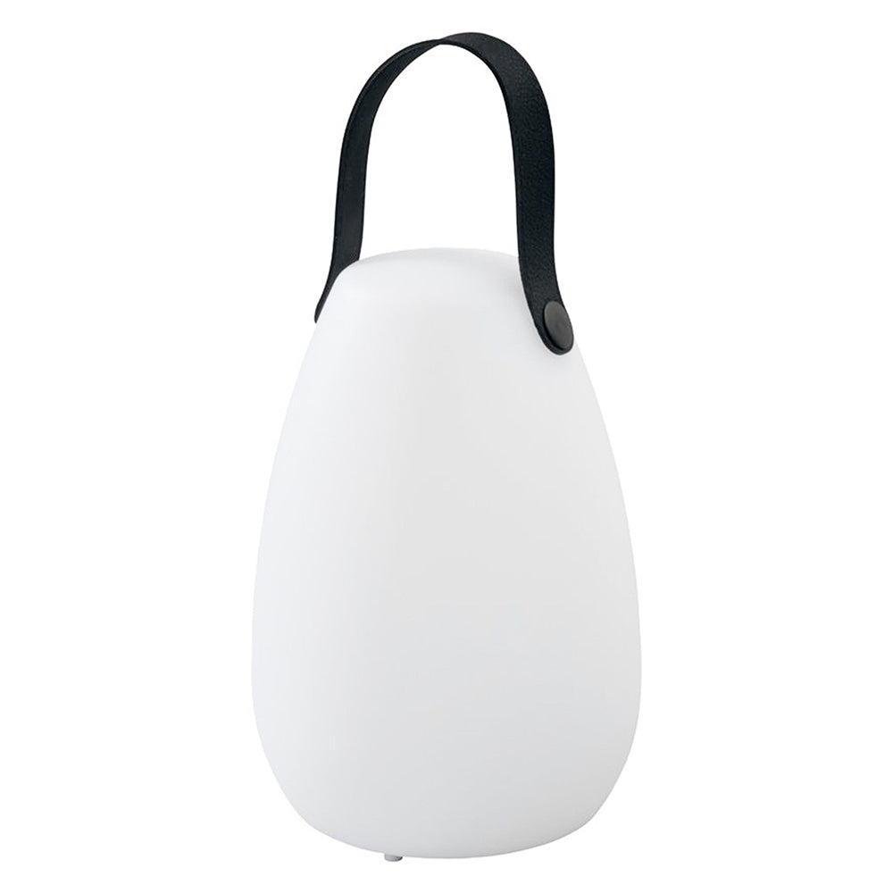 LED Table Lamp With Handle White Polyethylene RGB