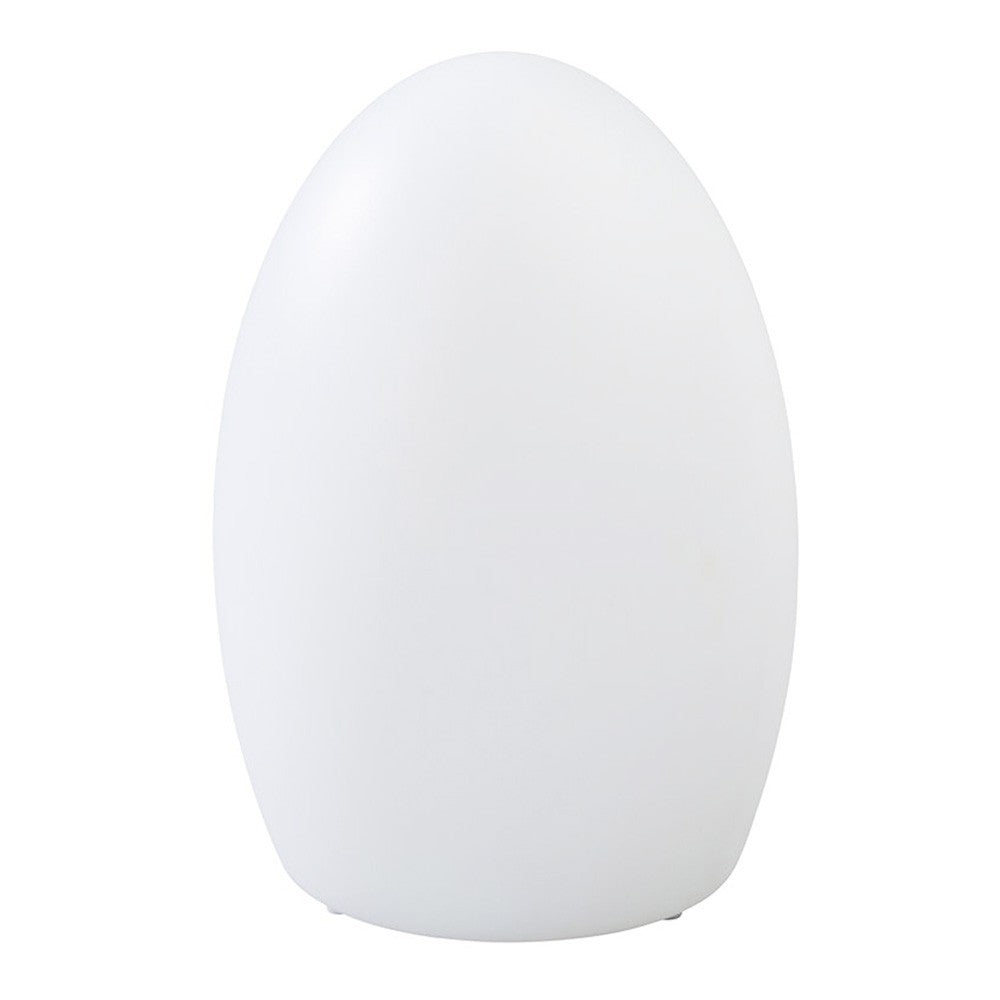 LED Egg Table Lamp White Polyethylene RGB