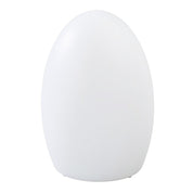LED Egg Table Lamp White Polyethylene RGB