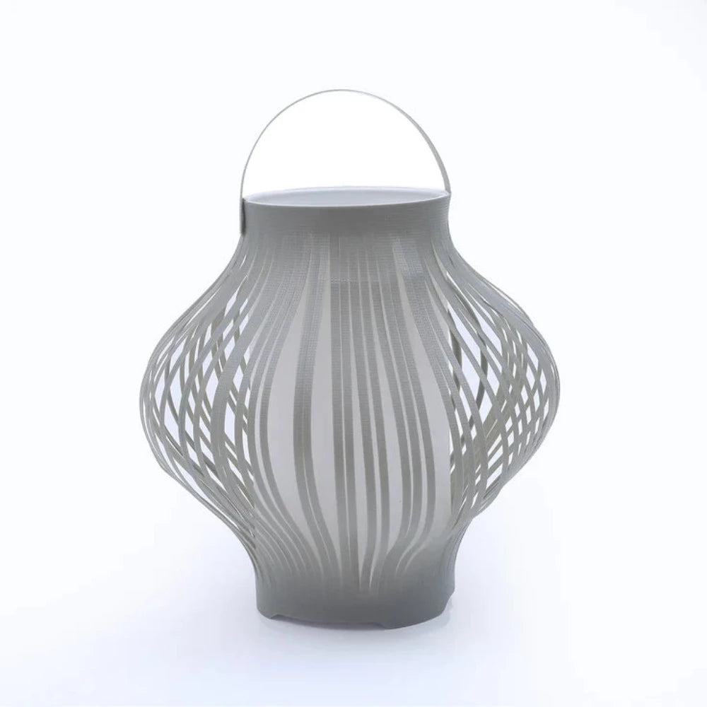LED Outdoor Portable Retractable Lantern Grey Polypropylene 3000K & RGB