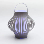 LED Outdoor Portable Retractable Lantern Grey Polypropylene 3000K & RGB