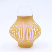 LED Outdoor Portable Retractable Lantern Yellow Polypropylene 3000K & RGB
