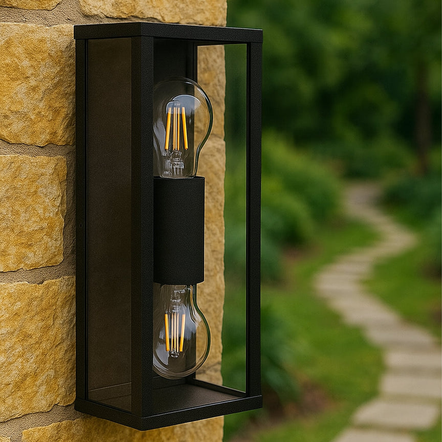 Zyra Up & Down Wall Light Black