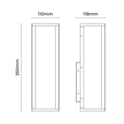 Zyra Up & Down Wall Light Rusty