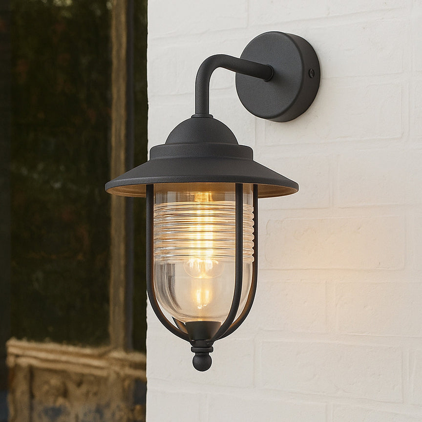 Elvo Exterior Wall Light Charcoal