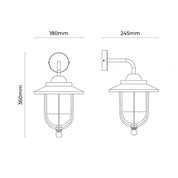 Elvo Exterior Wall Light White