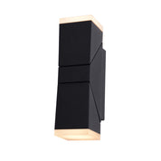 Solea LED Up & Down Rotatable Wall Light 13W 3000K Black
