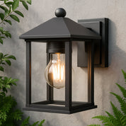 Thano Exterior Wall Light Black